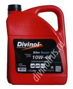 Divinol Bike Racer 4T 10W-40 5 литров